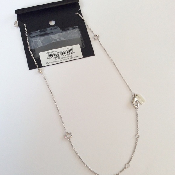 Authentic Coach C Necklace NWT - Picture 2 of 4